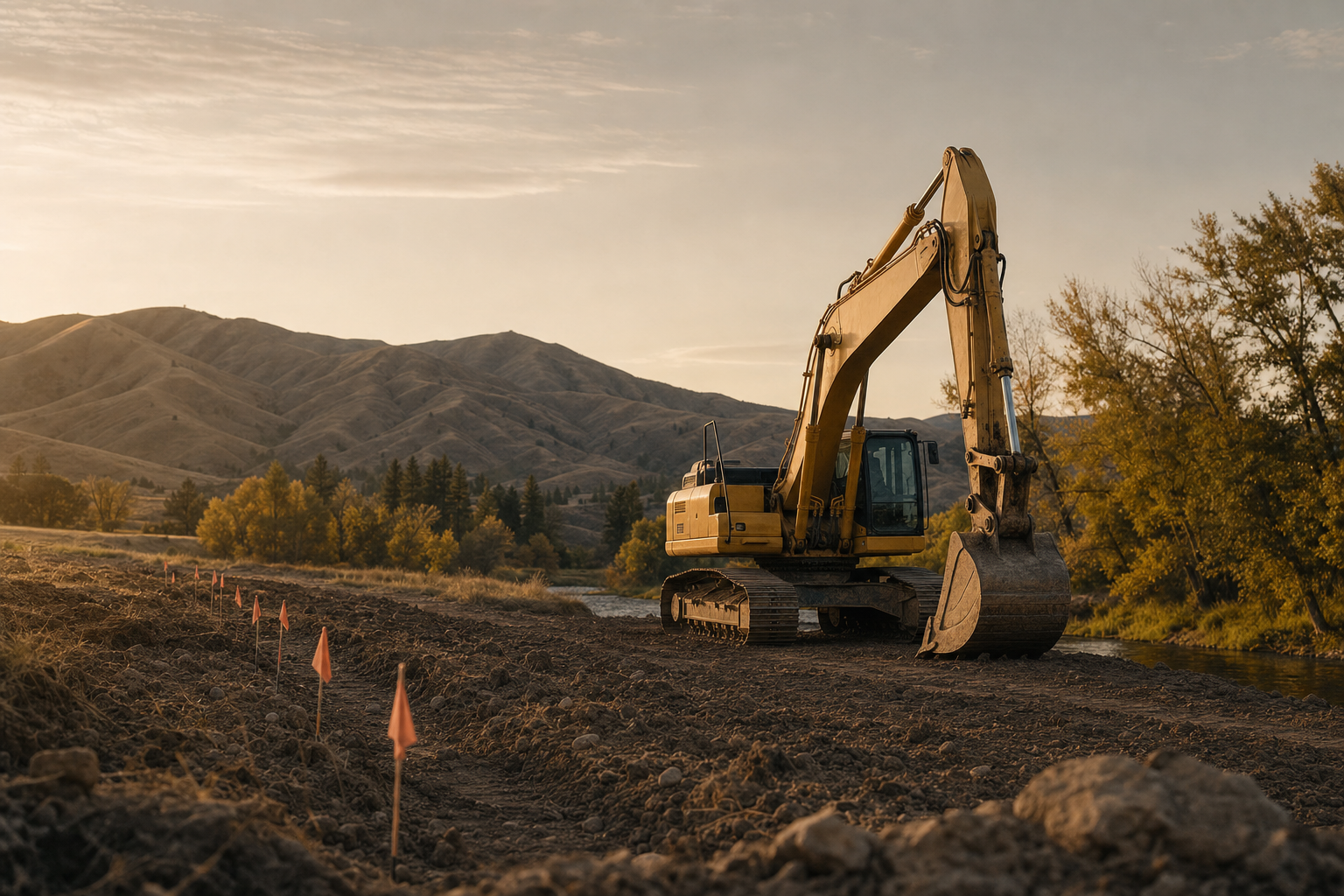 Breaking ground at River Walk Ranch.